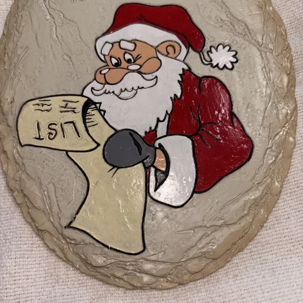 Grandpa is The Next Best Thing To Santa Claus Wall‎ Hanging Plaque